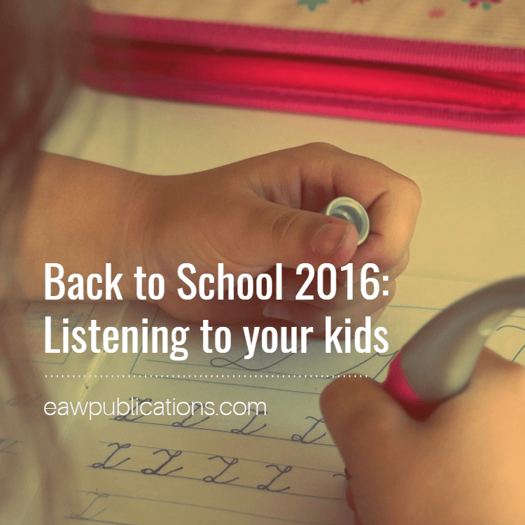 listening to your kids back to school