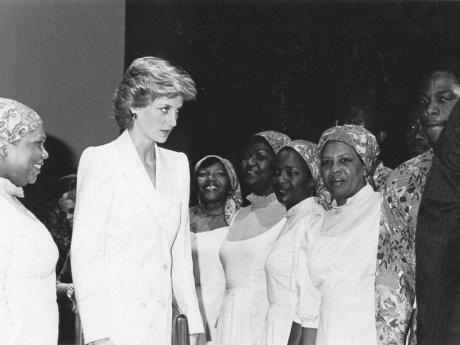 marjorie whylie with Princess Diana