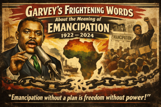Garvey's Frightening words About the Meaning of Emancipation 1922-2024