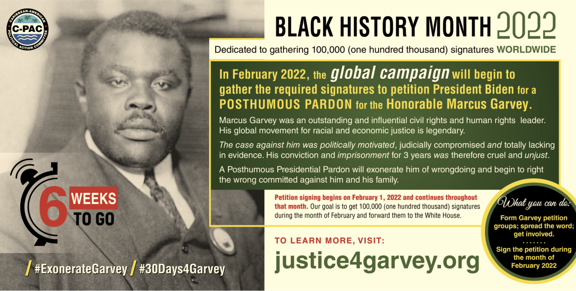 Marcus Garvey Black History Month